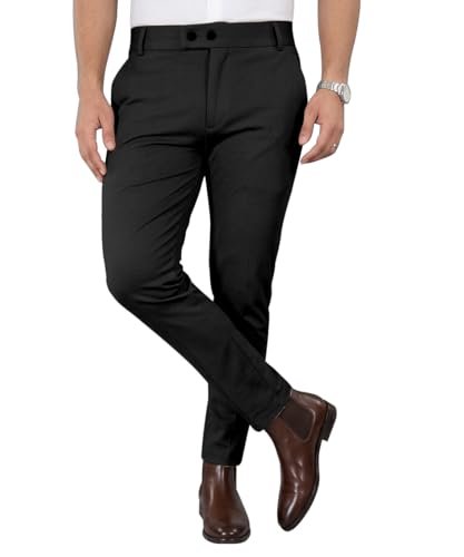 Mehrang Men S Slim Fit Casual Mid Rise Trousers Co
