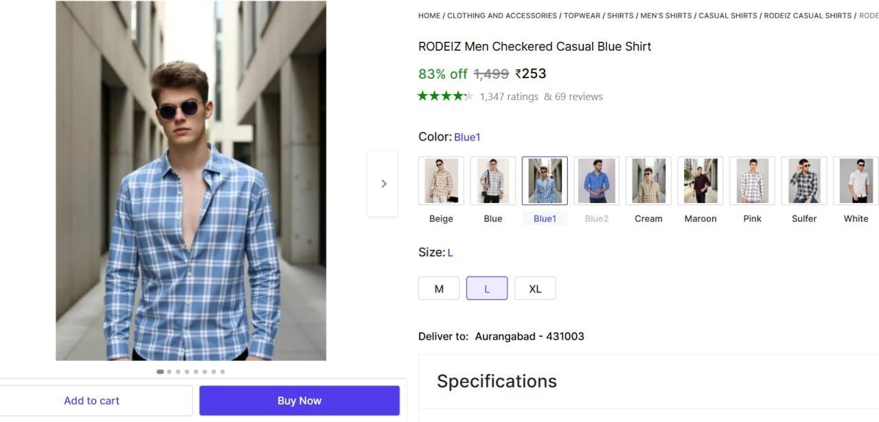 Men Checkered Casual Shirt 253