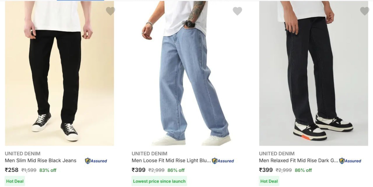 Men Jeans Starts 258