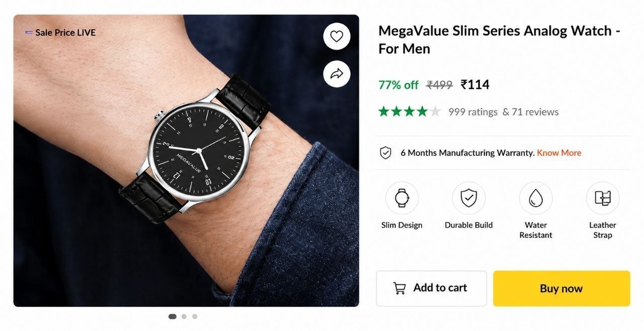 Men S Analog Watch 114