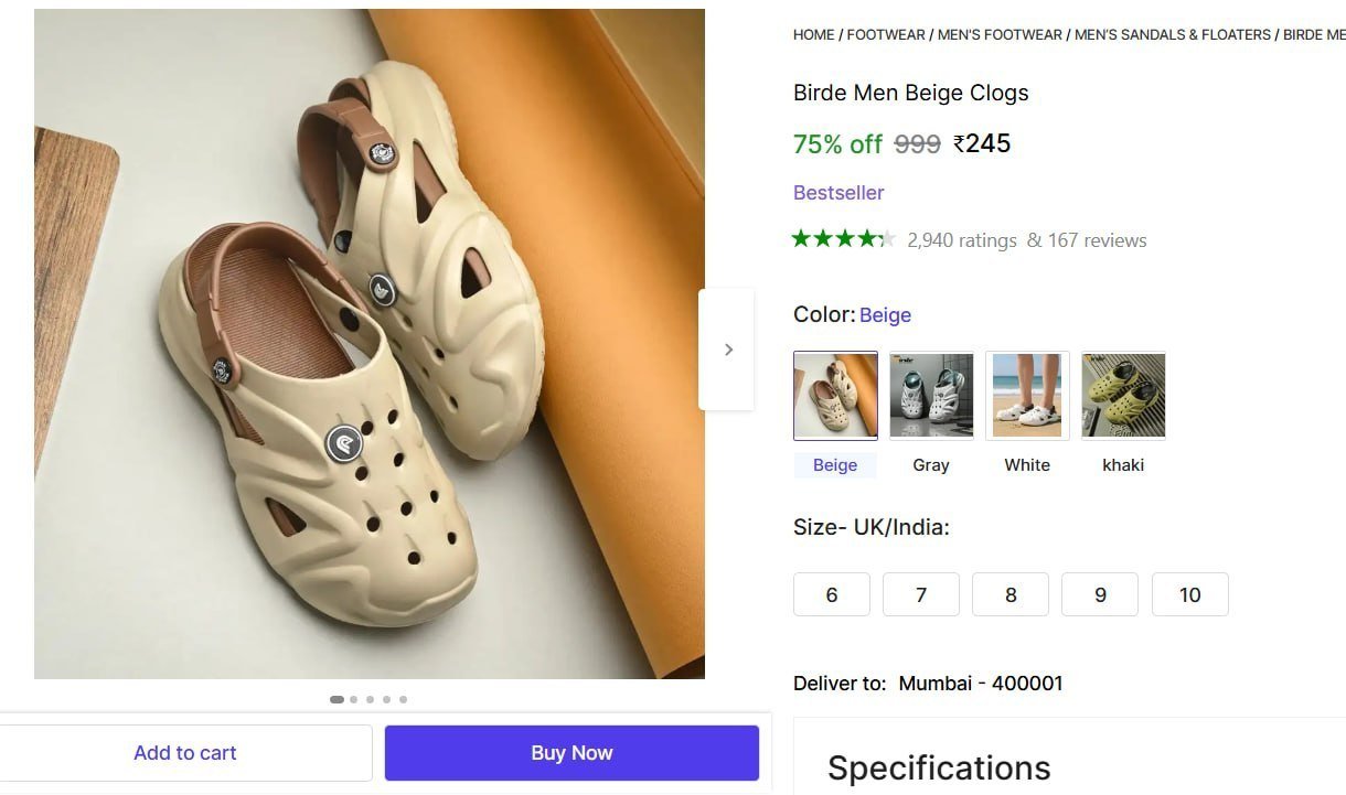 Men S Beige Clogs 245
