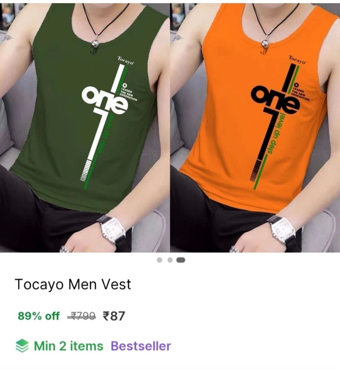 Men S Gym Vest At 87