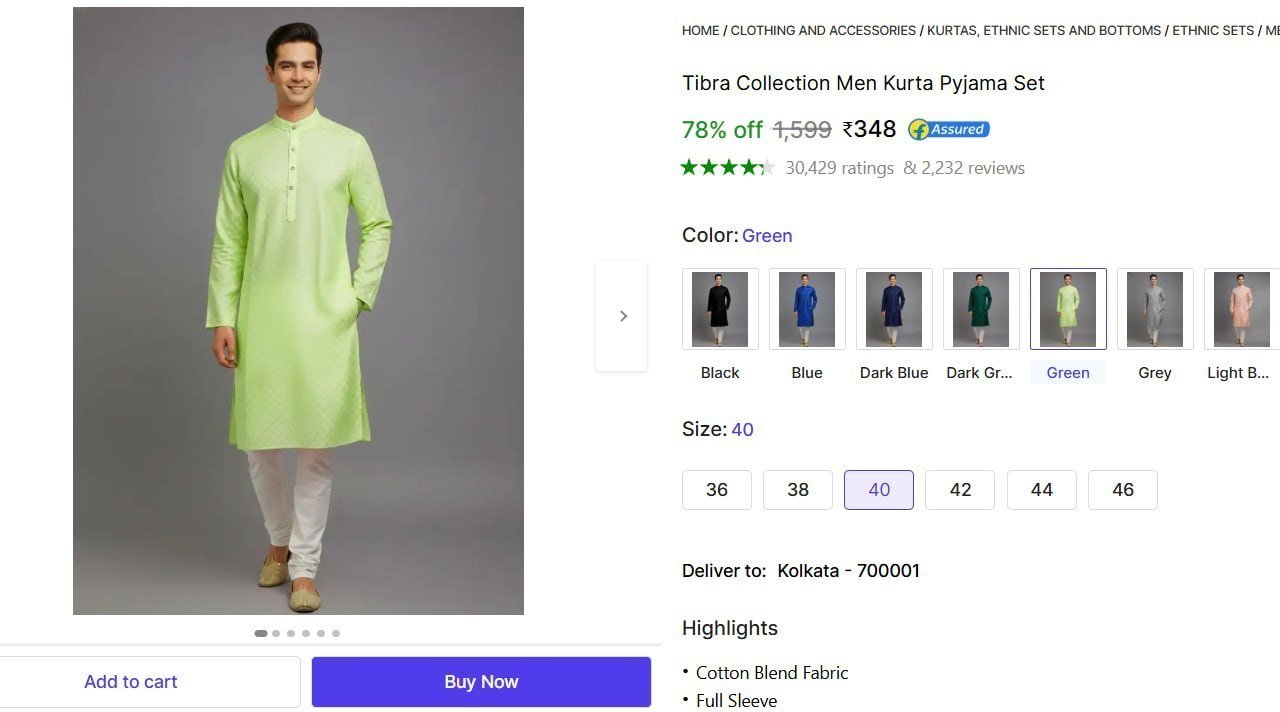 Men S Kurta Pyjama Set 348 Saverescontentsbot