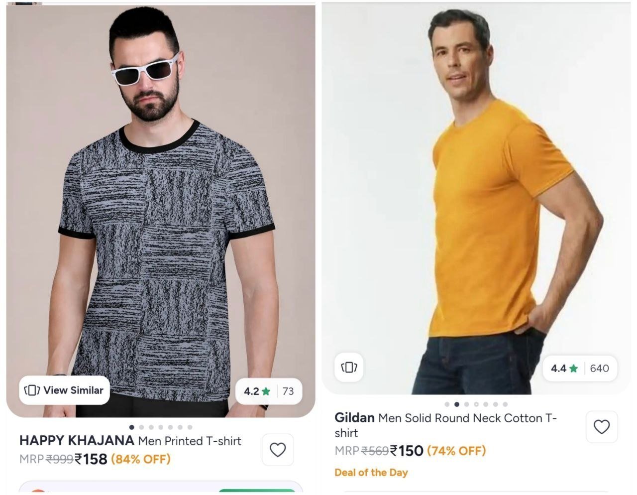 Men S Printed T-shirt 150