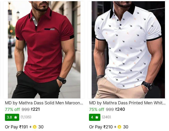 Men S T-shirts Under 299