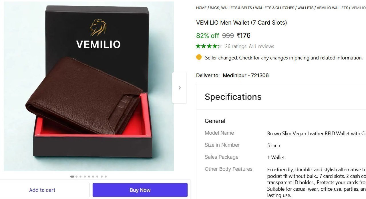 Men S Wallet (7 Card Slots) 176