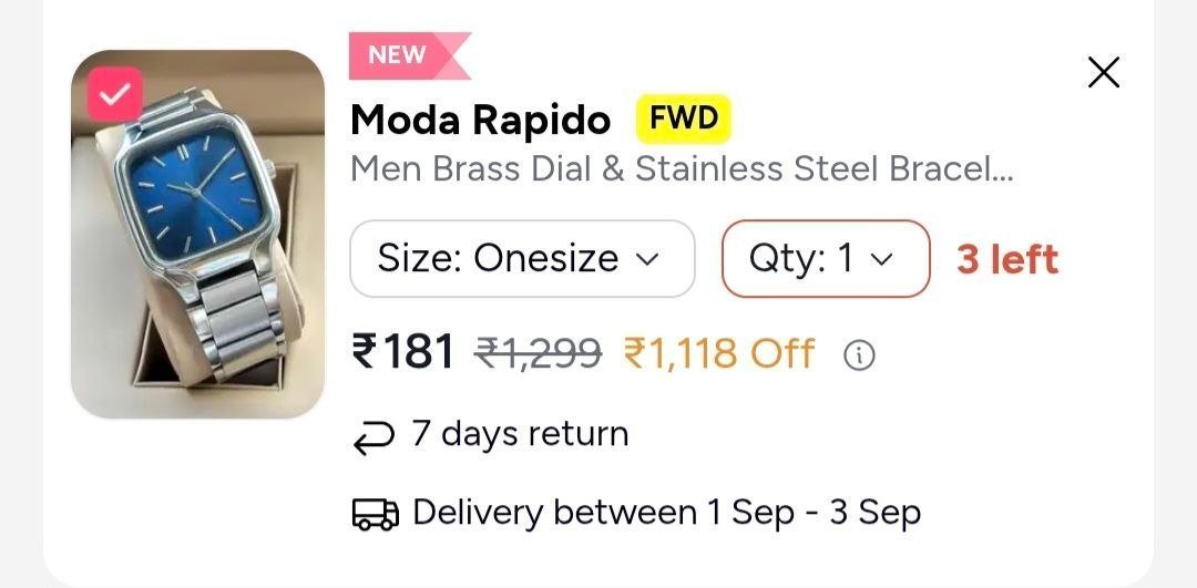 Men Watch 181