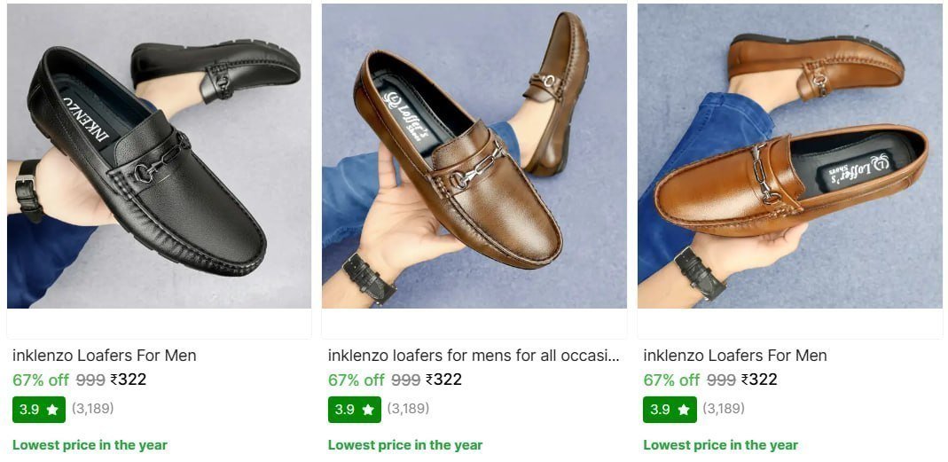 Mens Casual Shoes From 322