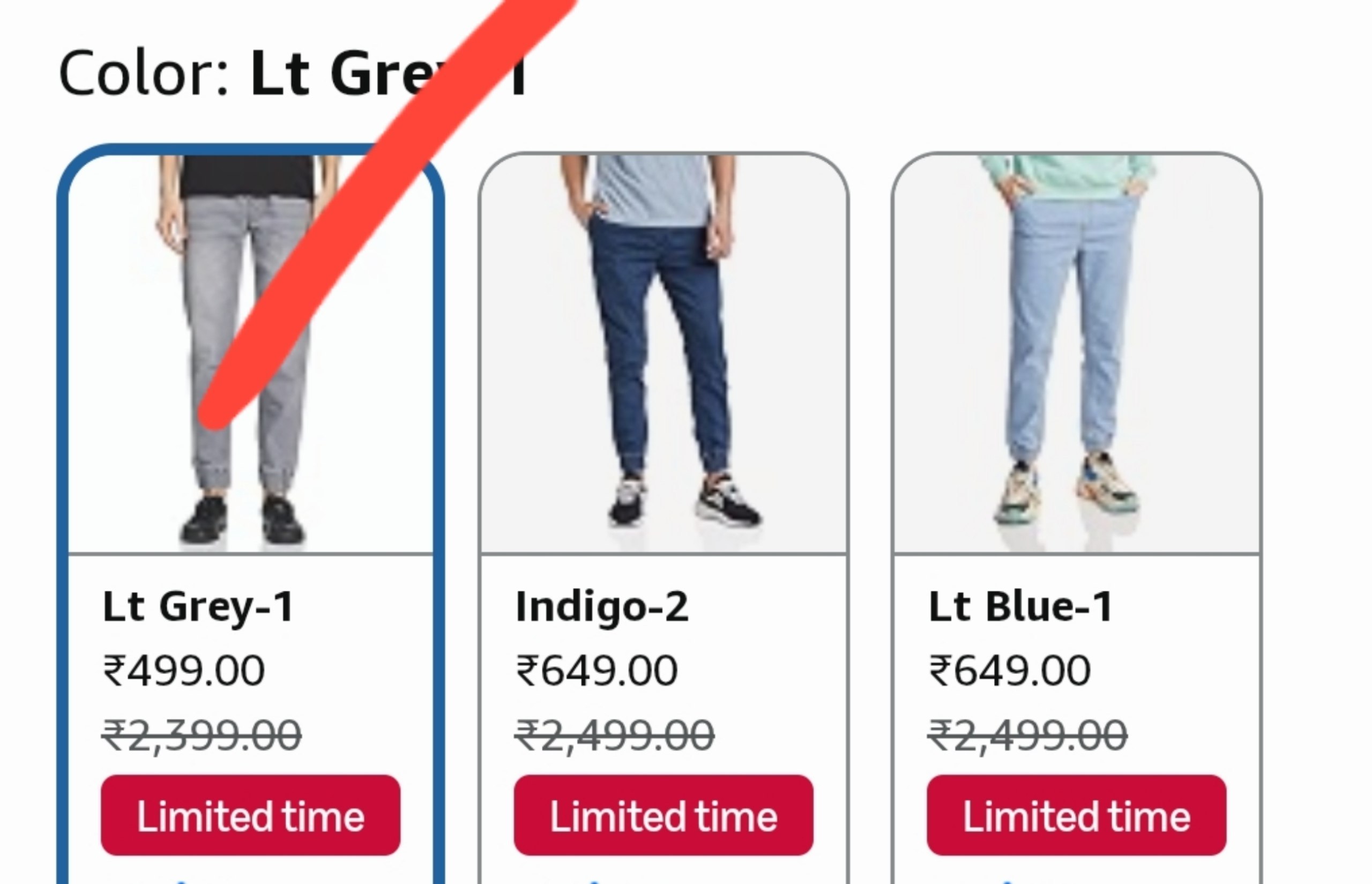 Mens Jogger Pants At Rs 499other Colours Costs Mor