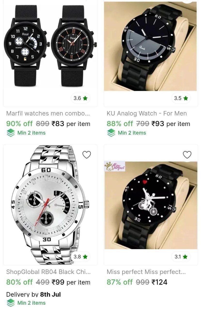 Mens Premium Watches From 83