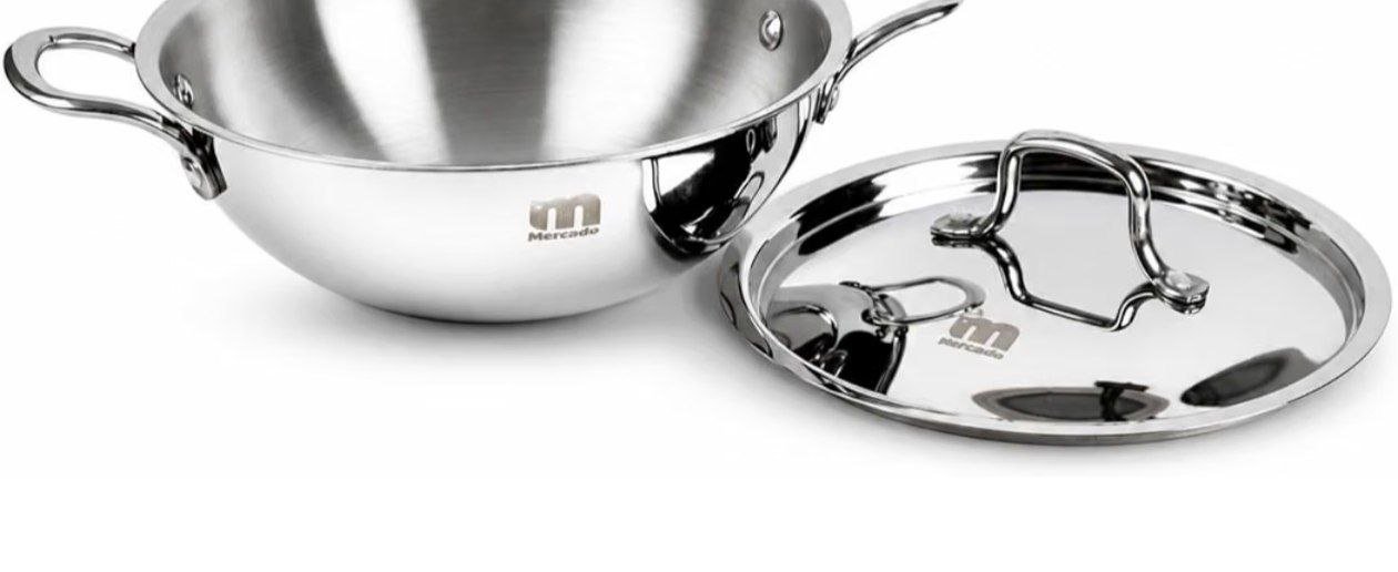 Mercado Triply Stainless Steel Kadhai 2 7l 13