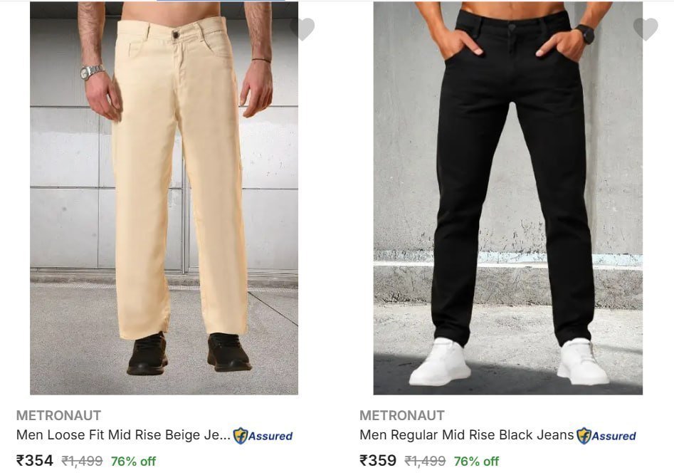 Metronaut Men Jeans From Rs 354