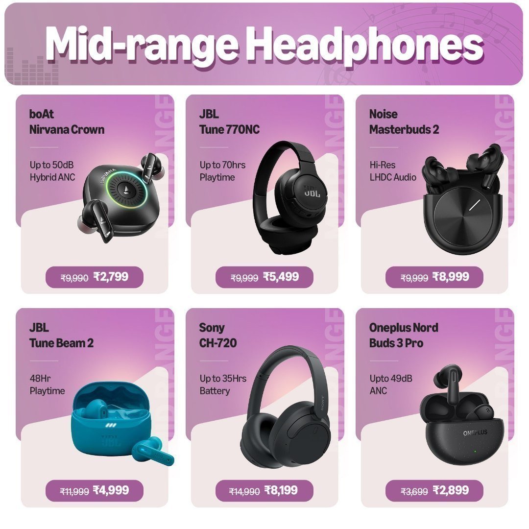 Mid-range Headphones Boat Nirvana Crown 9 990