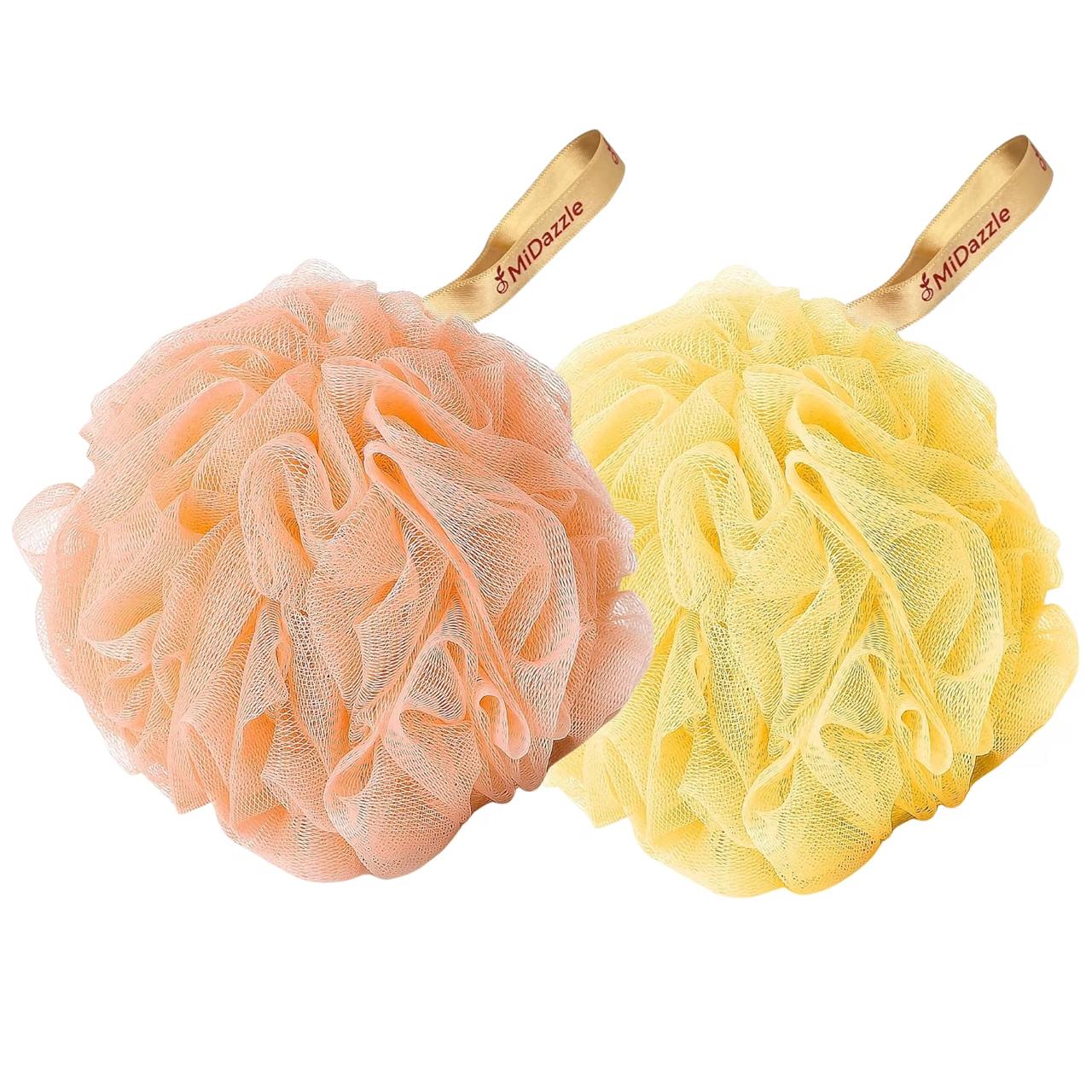 Midazzle Luxury Bathing Loofah Sponge Scrubber Exfoliator For High Lather C