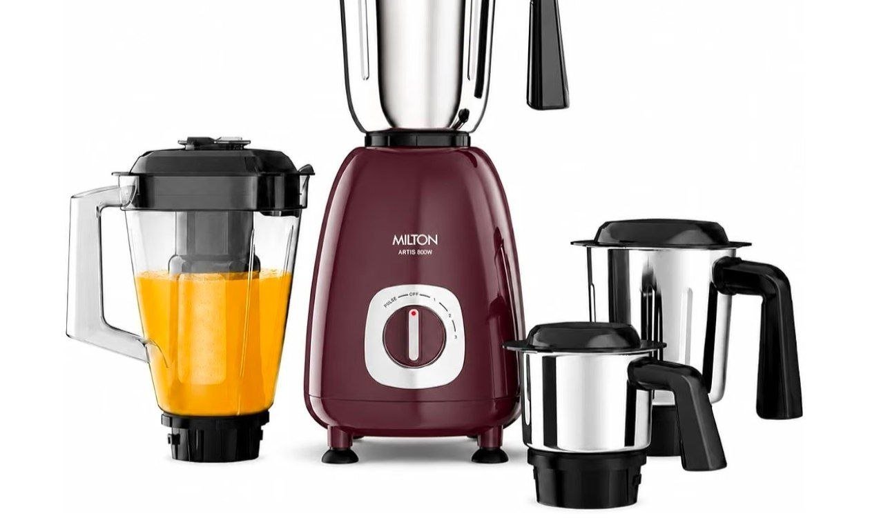 Milton Artis Mixer Grinder 3 Jar 1 Blender Ja