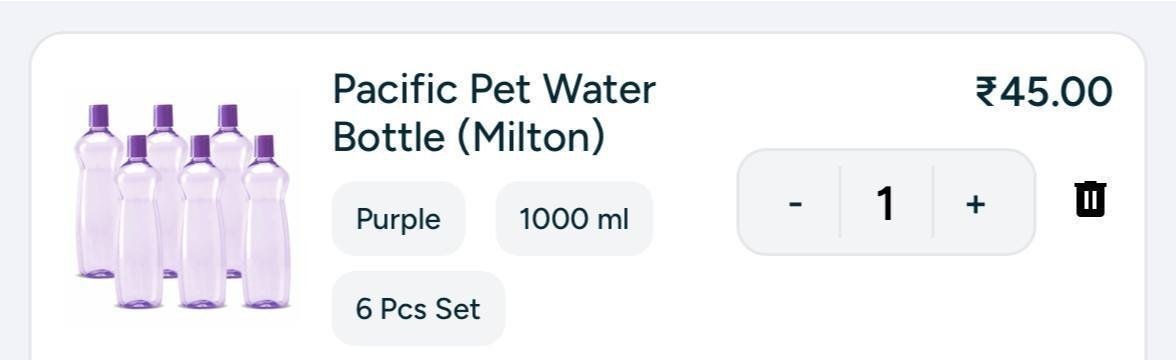 Milton Pack Of 6 Water Bottle 45buy Max 16 Qt