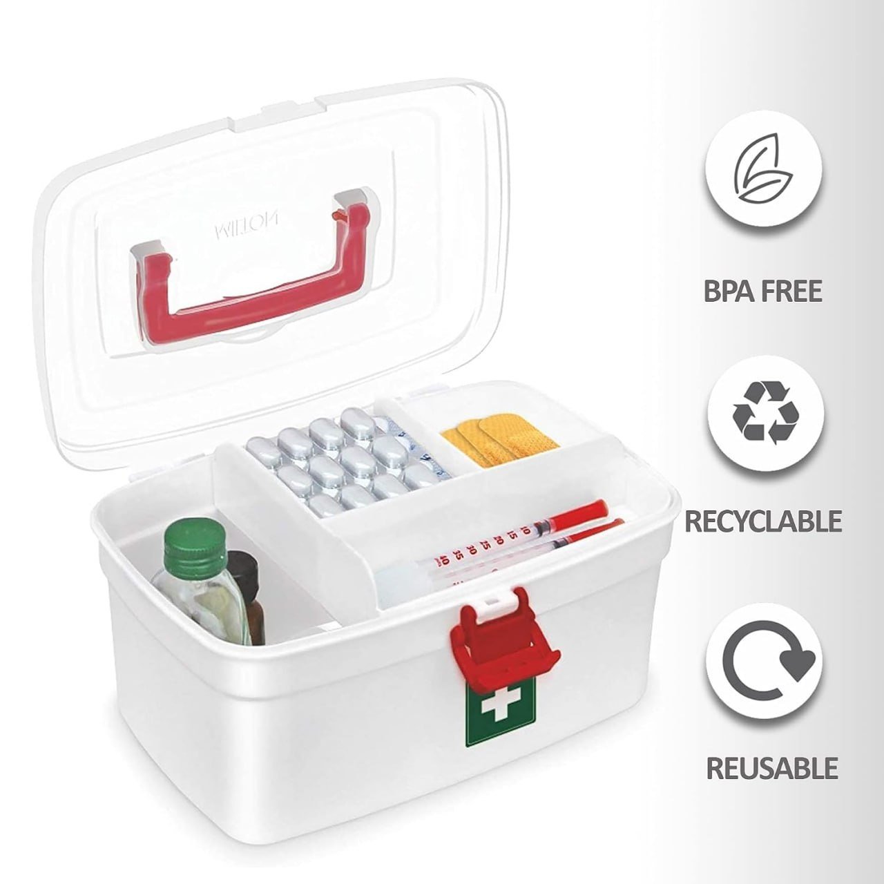 Milton Plastic Storage First Aid Box 133