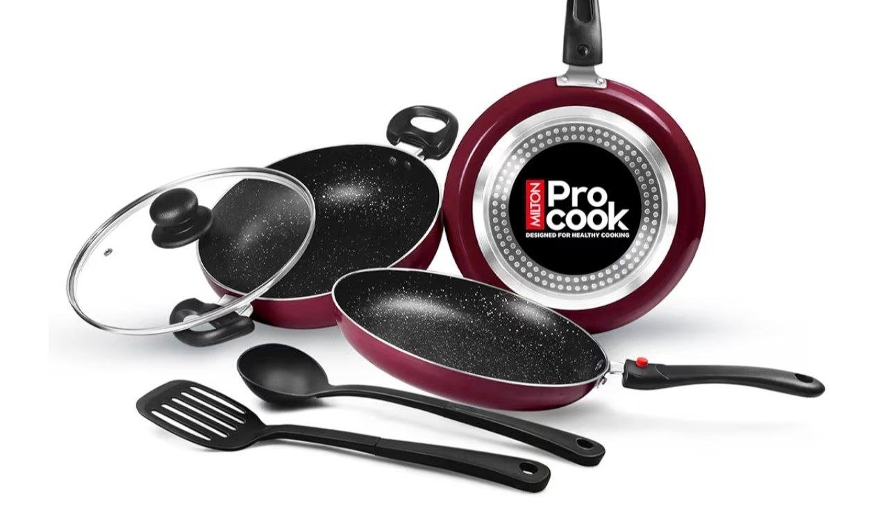 Milton Pro Cookware Set 5 Pcs At Rs 1 555