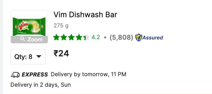 Min 8 Qty Available Bangalore (560001)