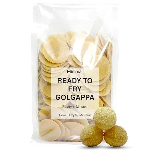 Minimal Ready To Fry Dry Golgappa(oval Papad)