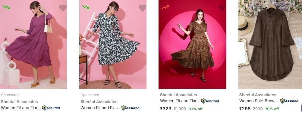 Minimum 70 - Women Dresses