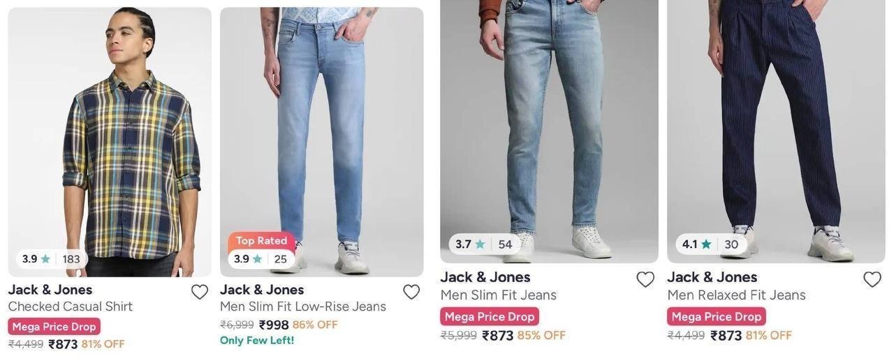 Minimum 80 On Jack Jones