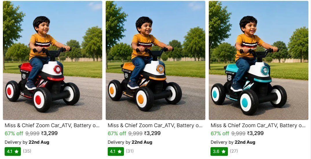 Miss Chief Electric Ride On From 3299