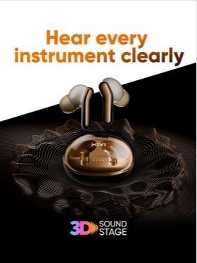 Mivi Duopods Roar Tws Earbuds Mocha Beige 999