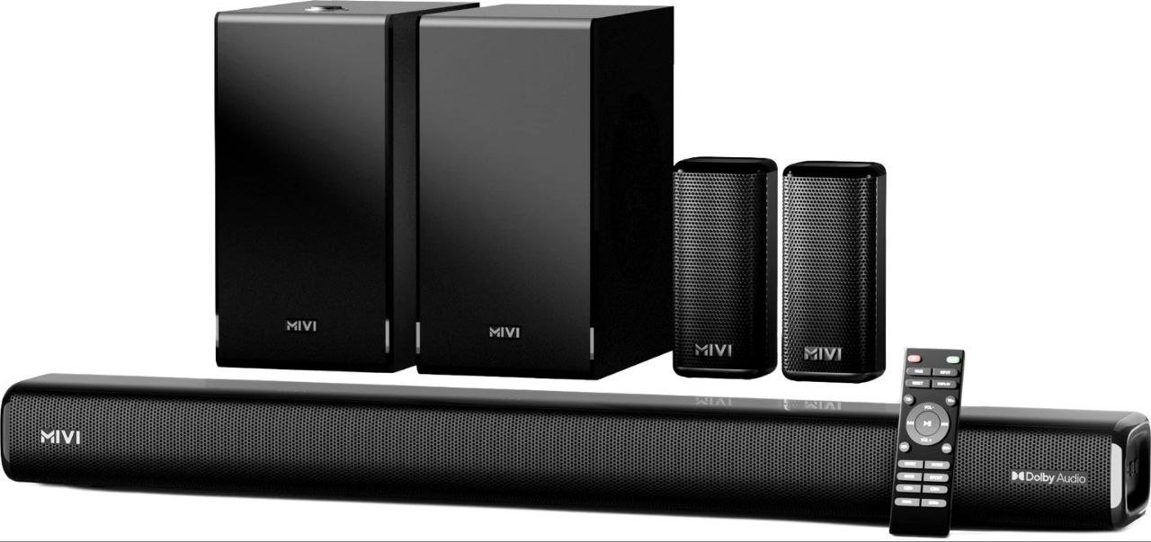 Mivi Fort Sonic 900 Soundbar Dual Subwoofers 