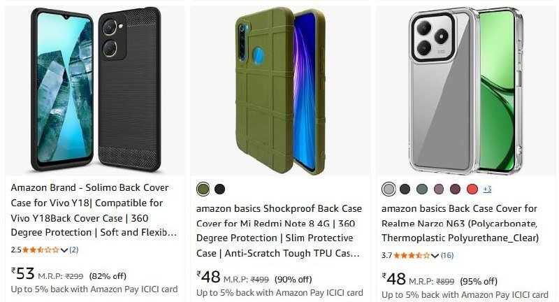 Mobile Covers Under 50under 100