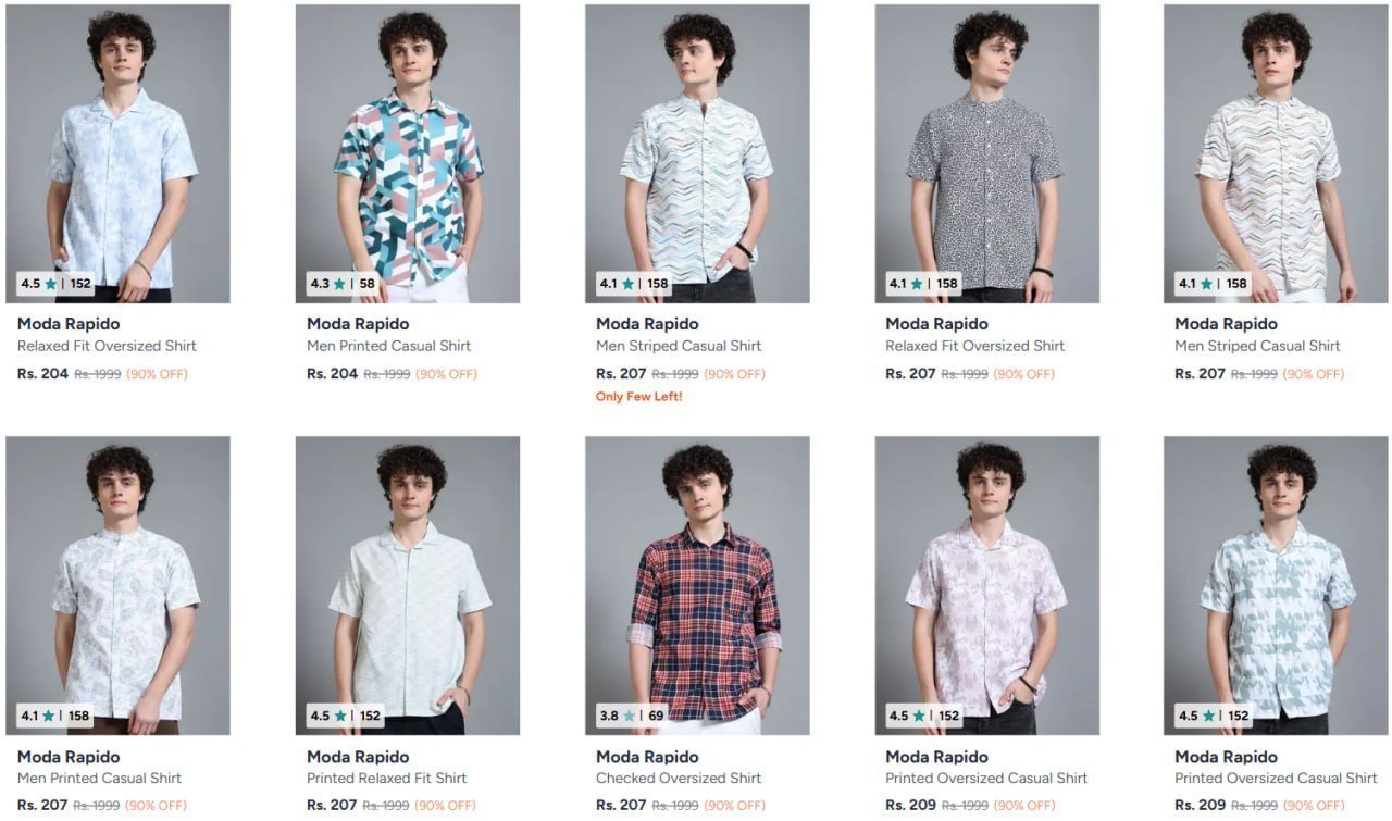 Moda Rapido - Shirts Under 204