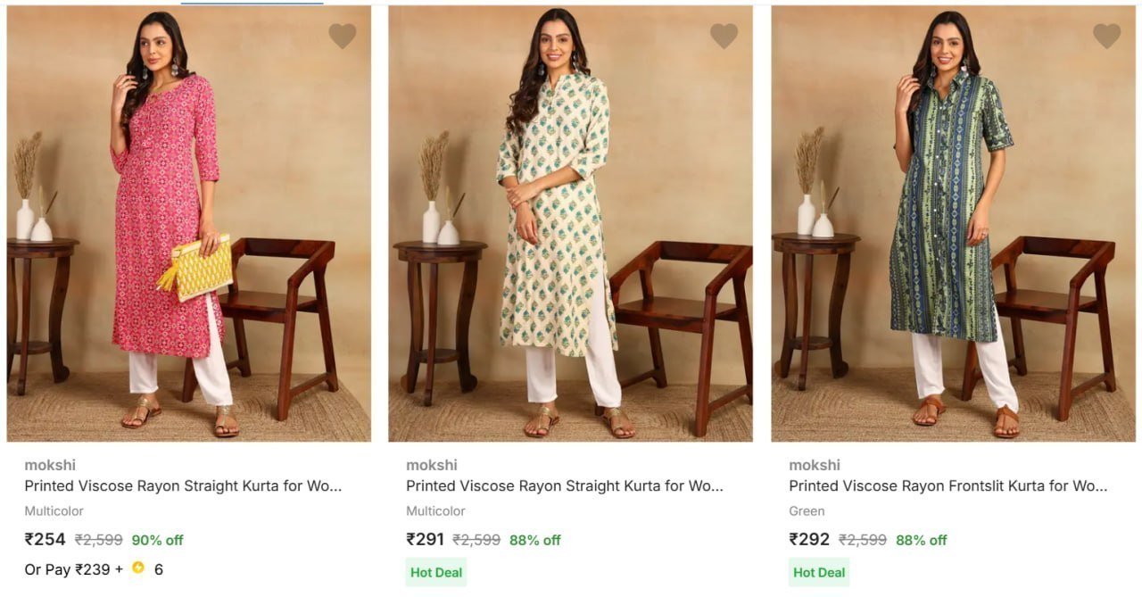 Mokshi Printed Kurta 90
