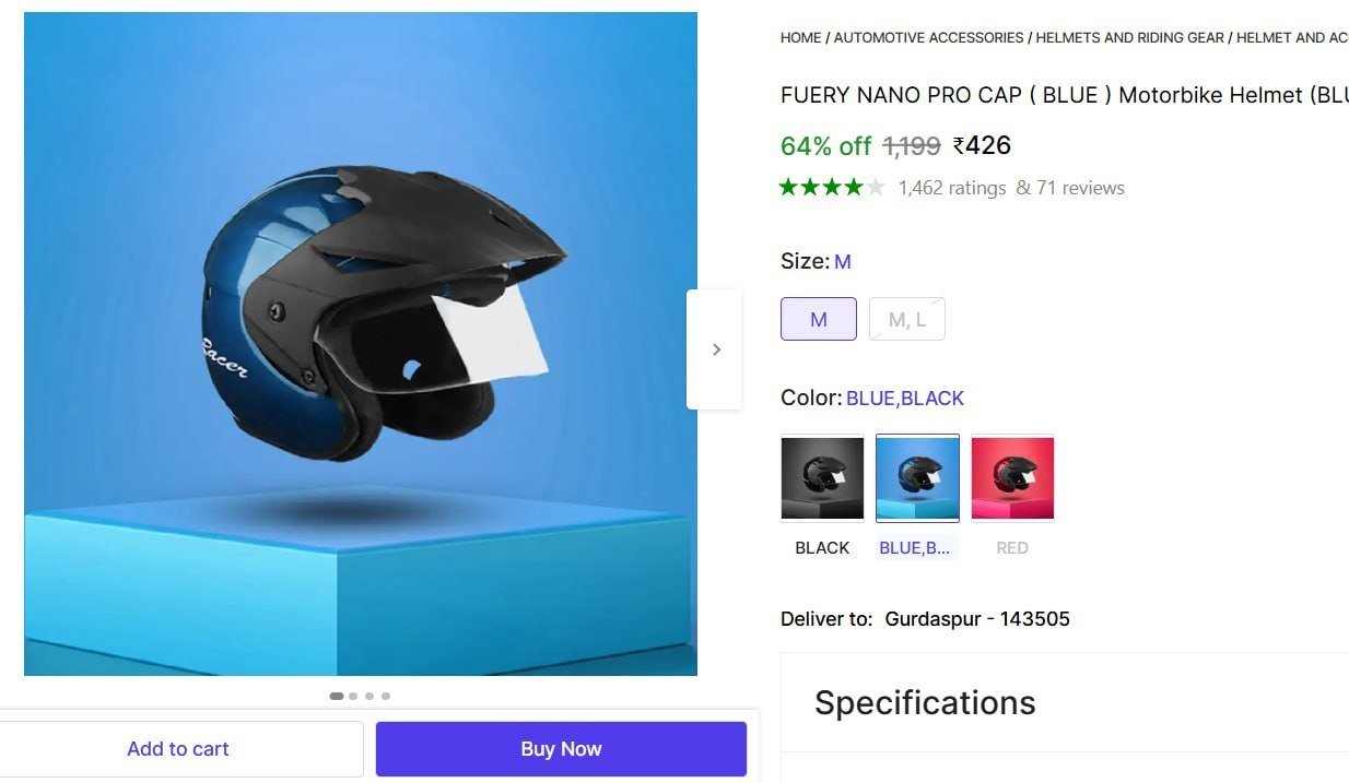 Motorbike Helmet 426