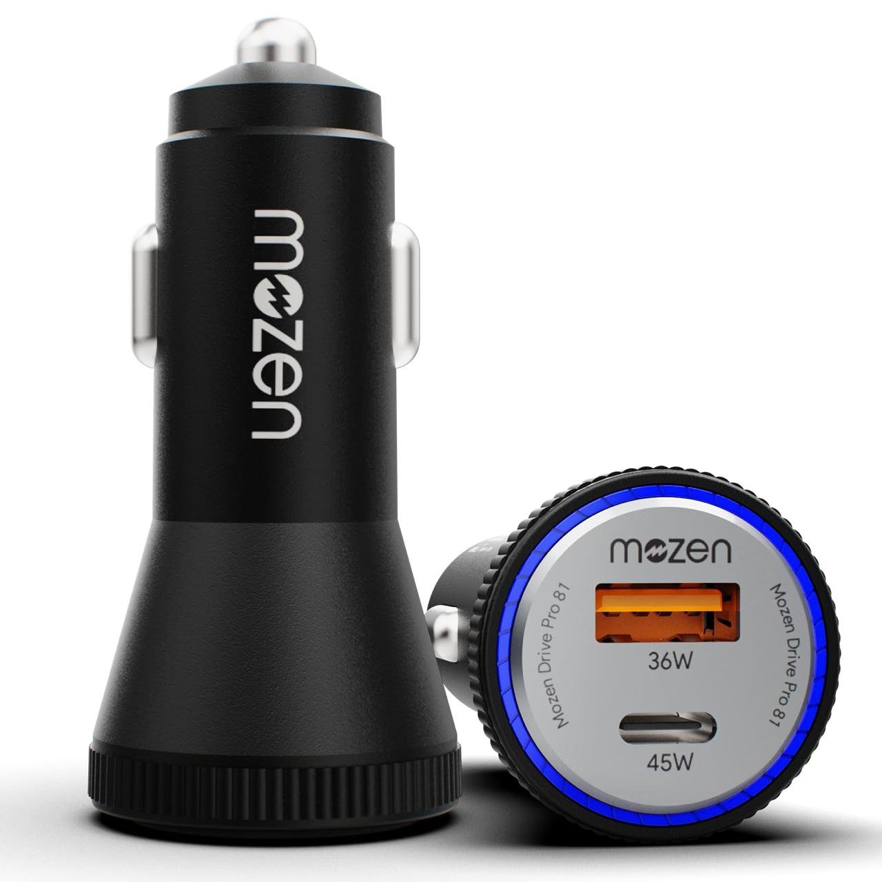 Mozen By Amkette 81w Dual Output Fast Car Charger 