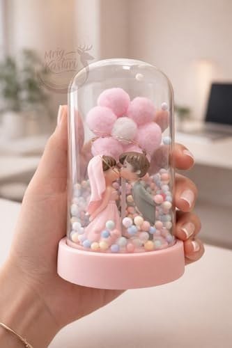 Mrig Kasturi Romantic Love Couple Led Dome Sh