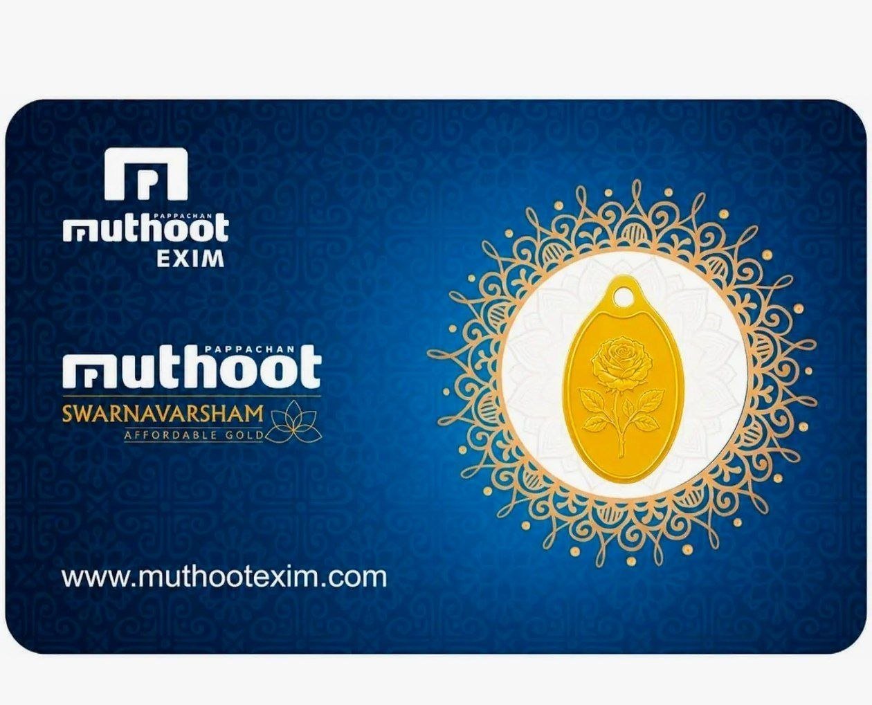 Muthoot Pappachan Swarnavarsham 24k (999) Yellow G