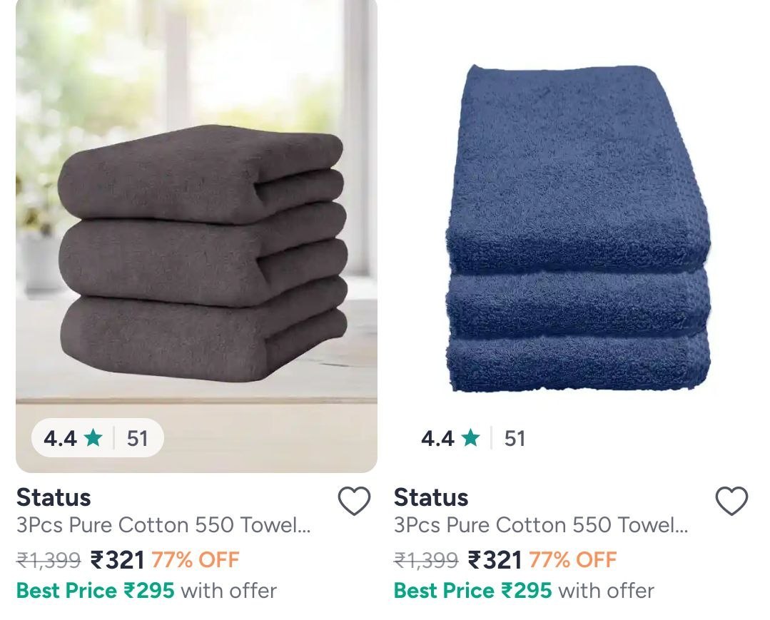 Myntra 3 Pcs Hand Towel Set 321 Popular Anti-