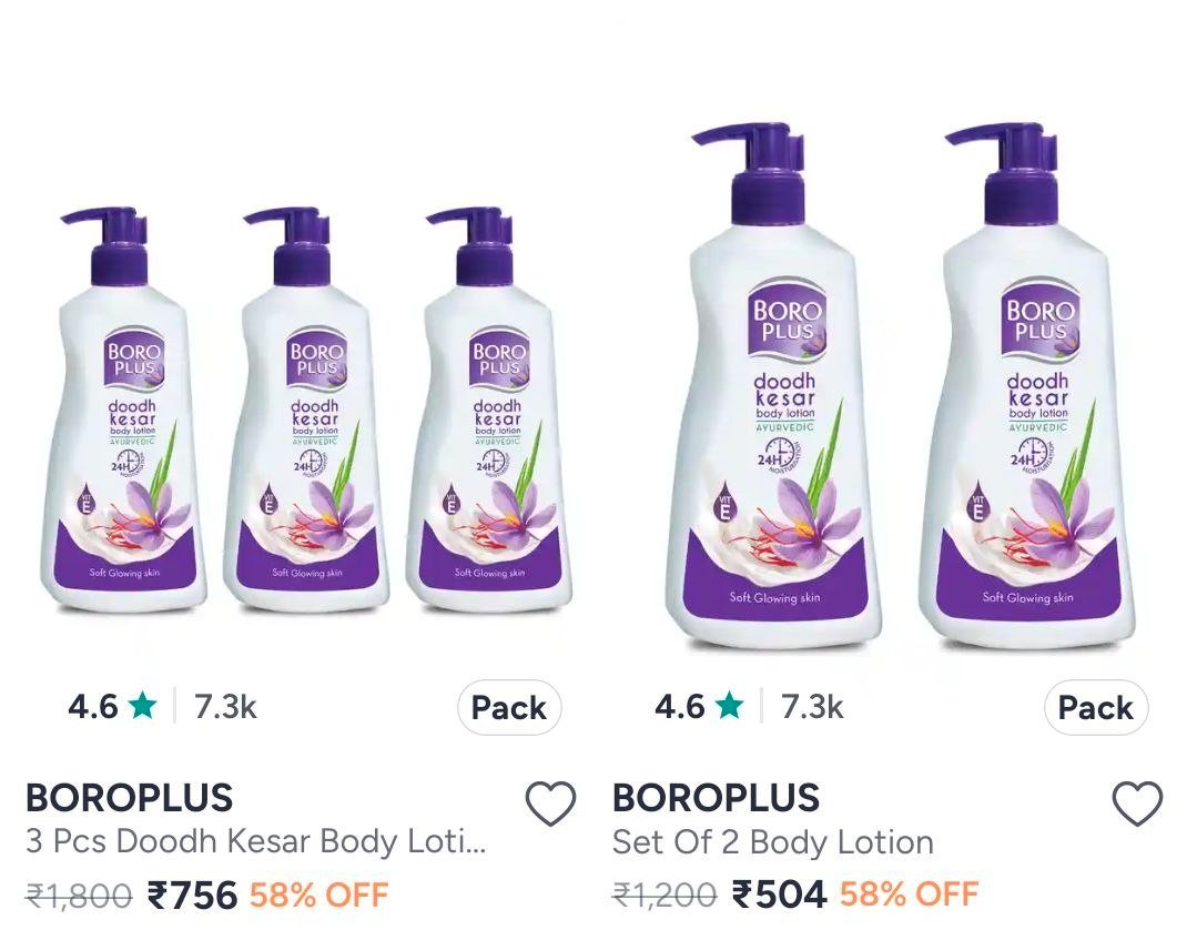 Myntra 60 On Boroplus Beauty Products
