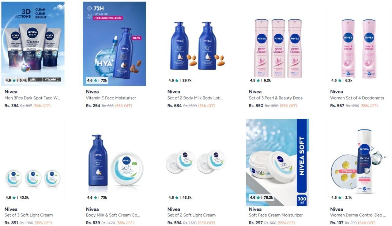 Myntra 60 On Branded Beauty Products Lifebuoy Pond