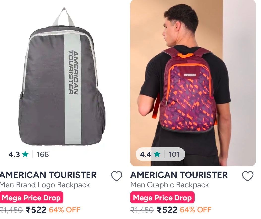 Myntra 64 - American Tourister Backpack Start