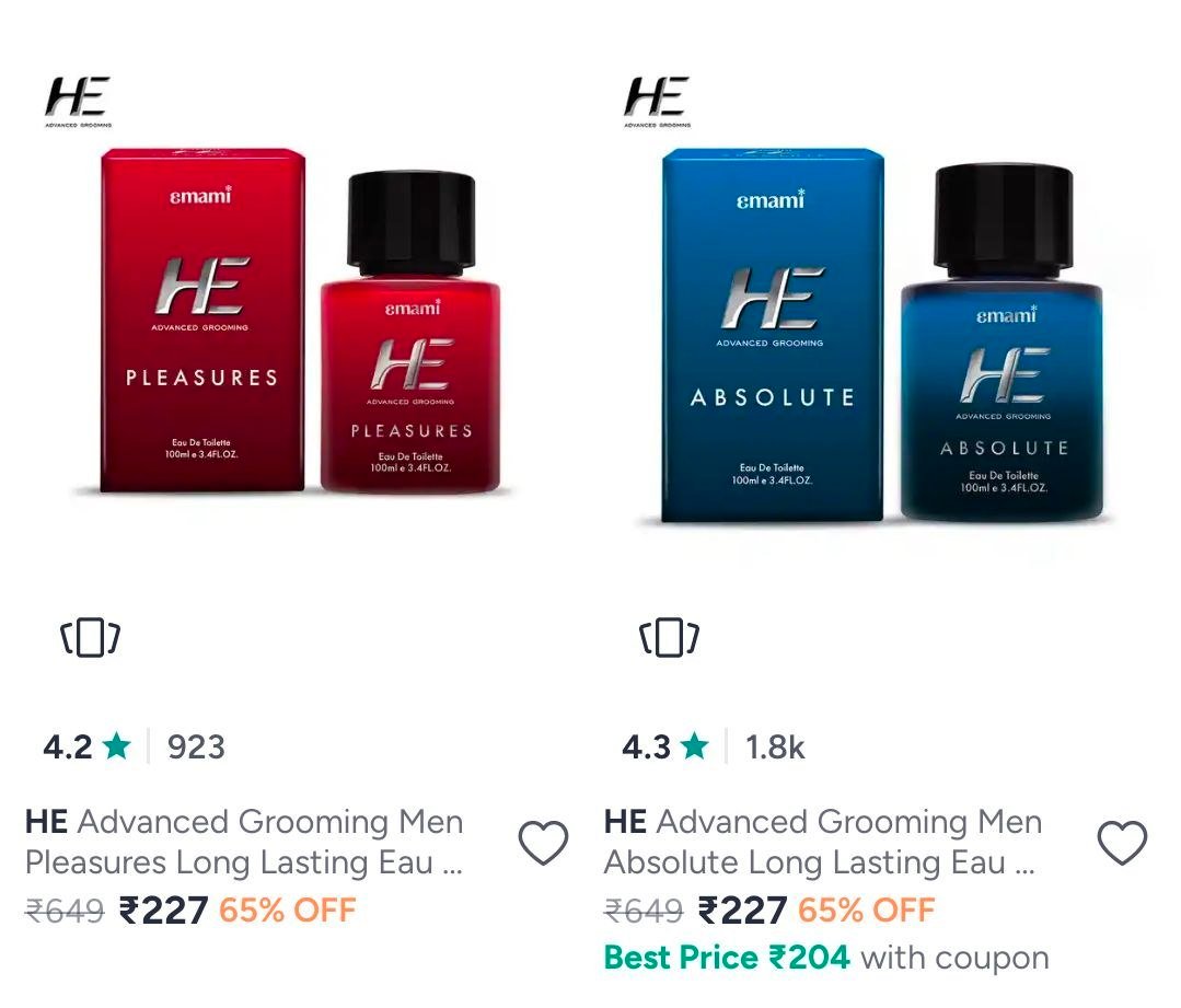 Myntra 65 Branded Grooming Products Fila He D