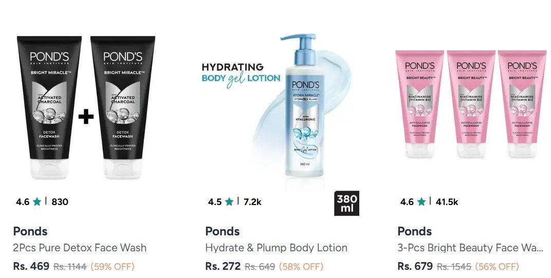 Myntra 65 On Beauty Items Lakm Pond S Boroplus Liv