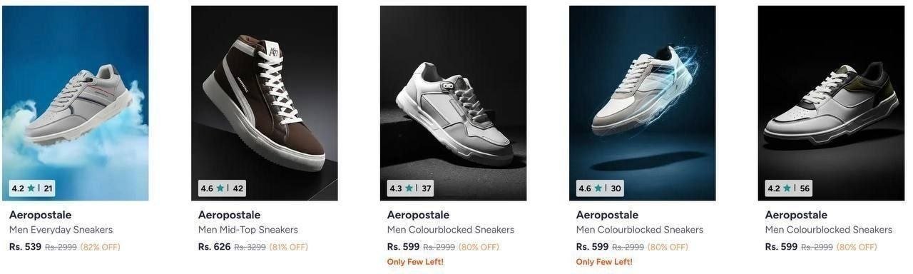 Myntra 80 On Aeropostale Shoes
