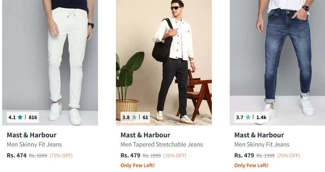 Myntra 80 On Mast Harbour Men S Clothing T-sh