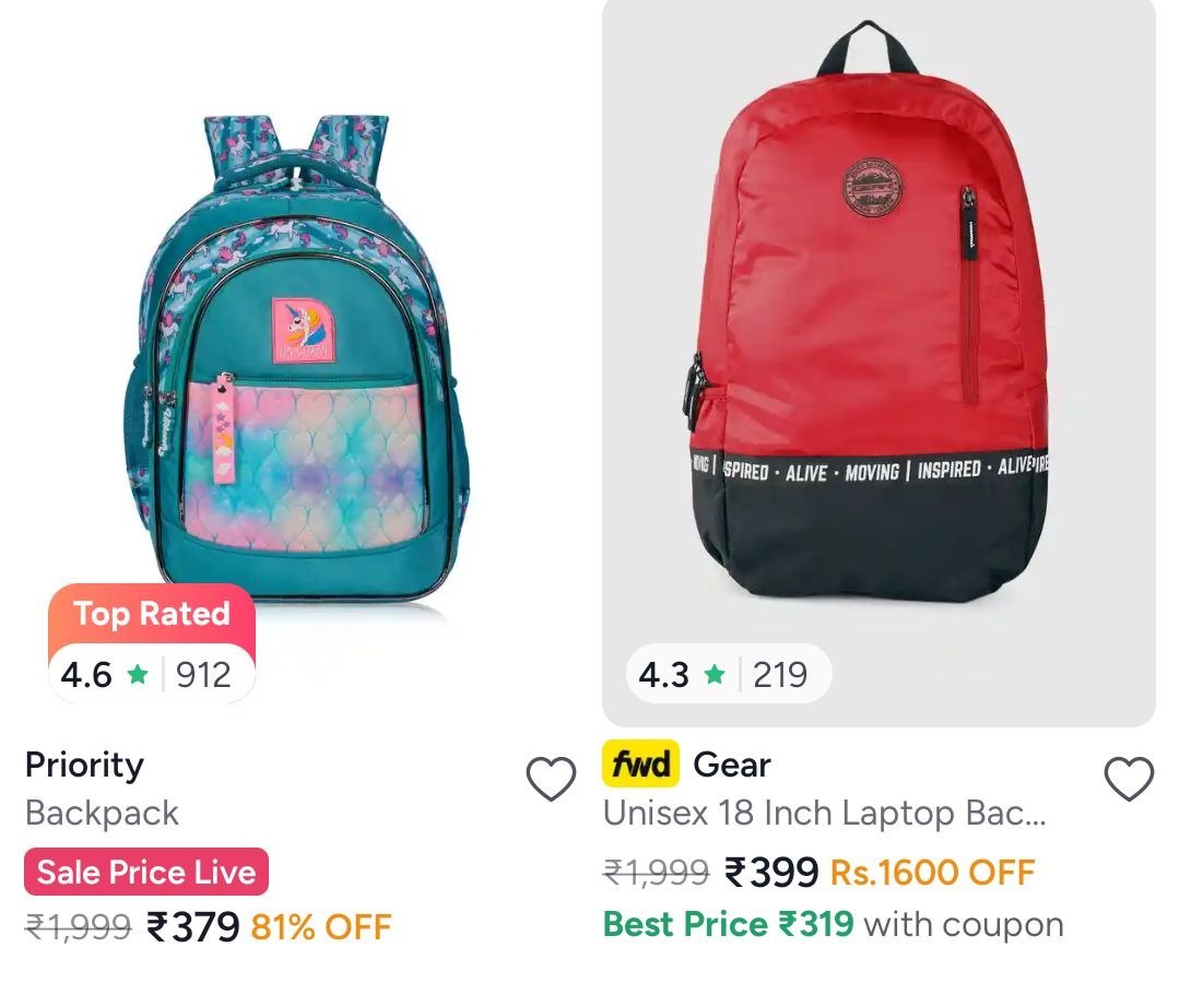 Myntra 80 On Wrogn Hrx F Gear Backpack