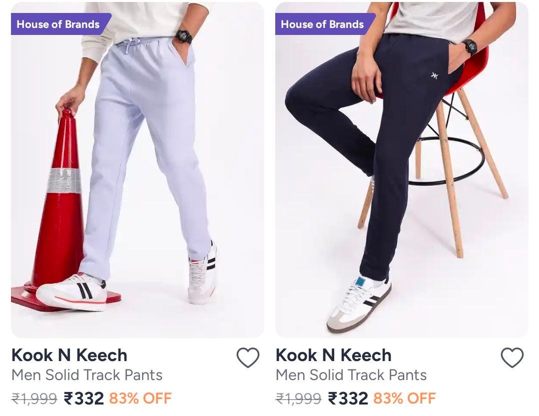 Myntra 85 On Kook N Keech Men S Trackpants St