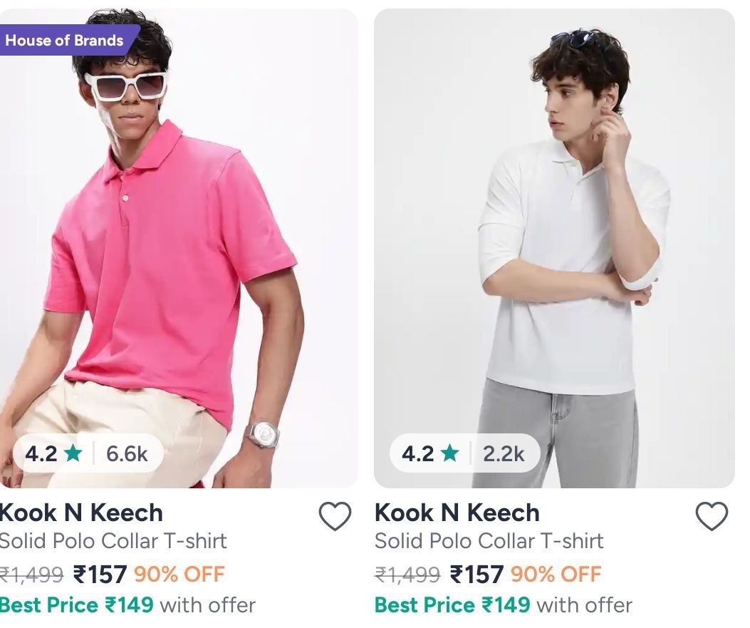 Myntra 88 On Kook N Keech Men S T-shirts