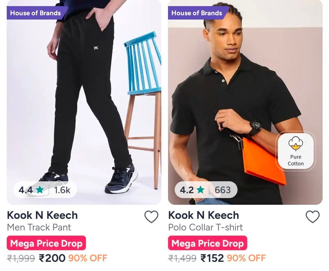 Myntra 90 On Kook N Keech Clothing Men S Wome