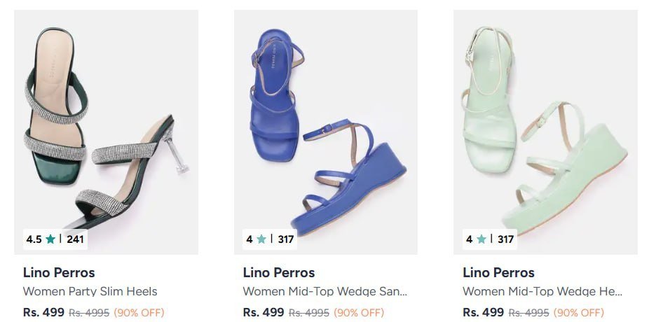 Myntra 90 On Lino Perros Footwear