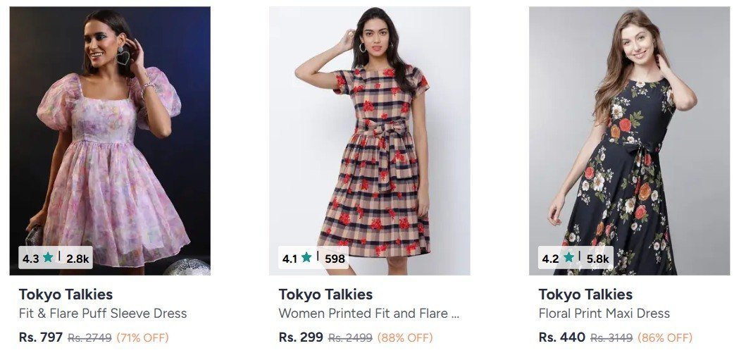 Myntra 90 On Tokyo Talkies Get Best Deals On 